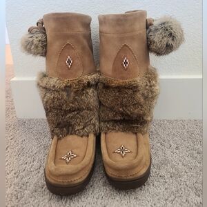 Manitoba Mukluk Waterproof Adjustable Snowy Owl Boots